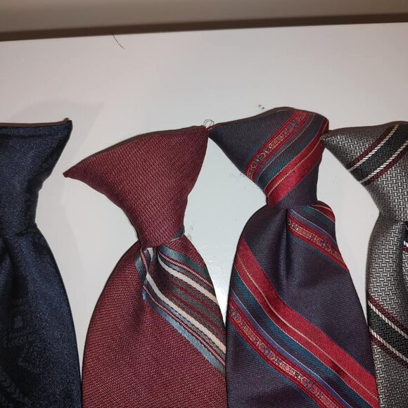 Mixed Lot of 4 Vintage Men's Clip-On Ties-Ketch/David Taylor/Sears: Pre-owed - Picture 4 of 7